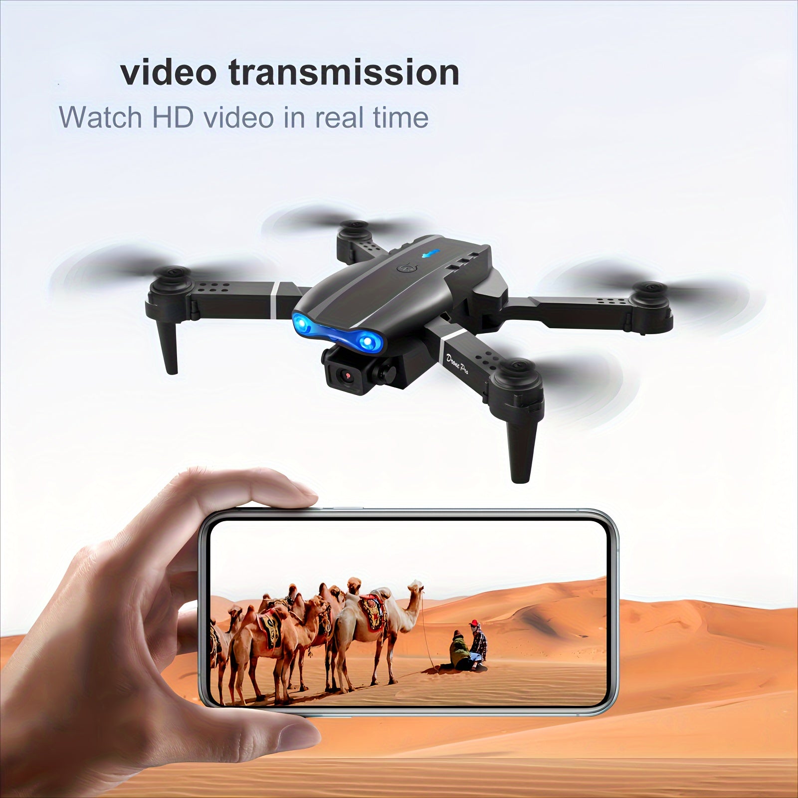 Dual Camera Foldable Quadcopter Drone-4