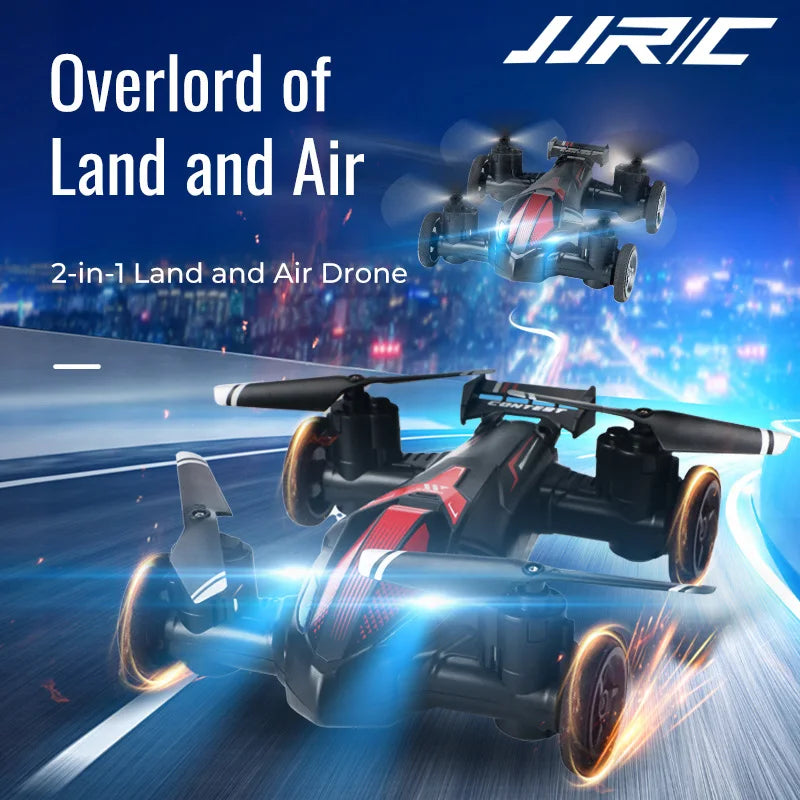 JJRC Dual-Mode Mini Drone & RC Car - Tumbling Fun-0