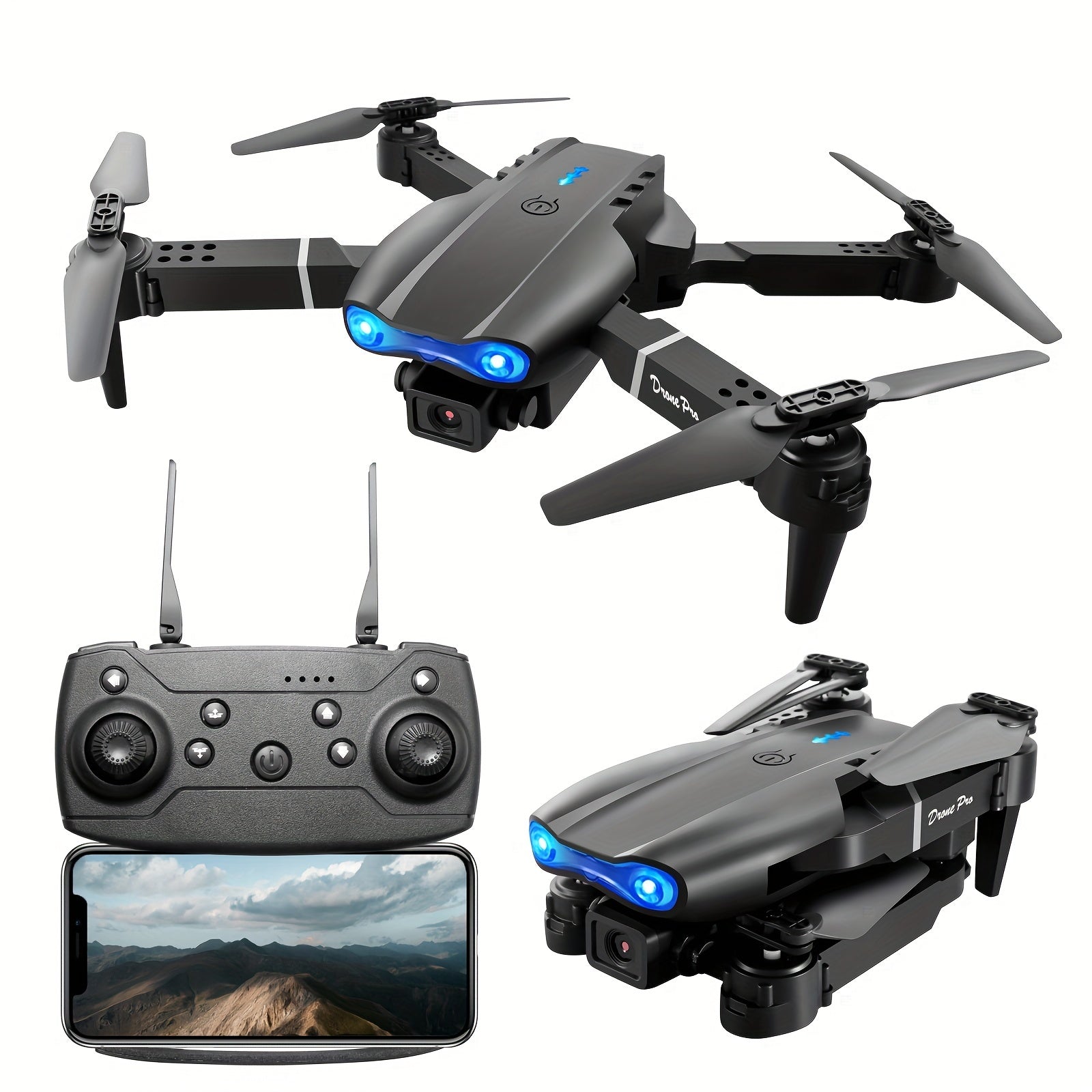 Dual Camera Foldable Quadcopter Drone-3